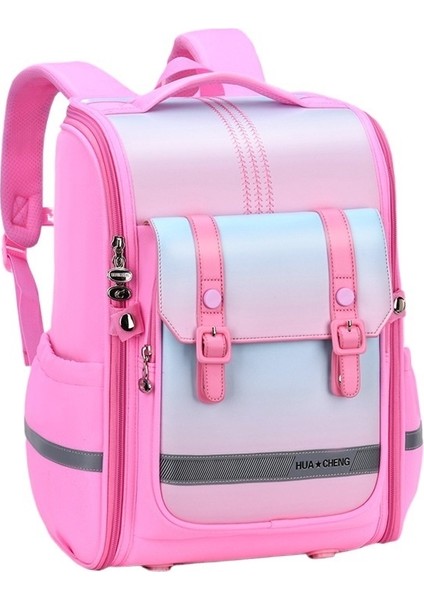 Yeni Çocuk Su Geçirmez Moda Okul Çantası Ilkokul Erkek ve Kız Sınıf 1-6 Büyük Kapasiteli Hafif Okul Çantası (Yurt Dışından)