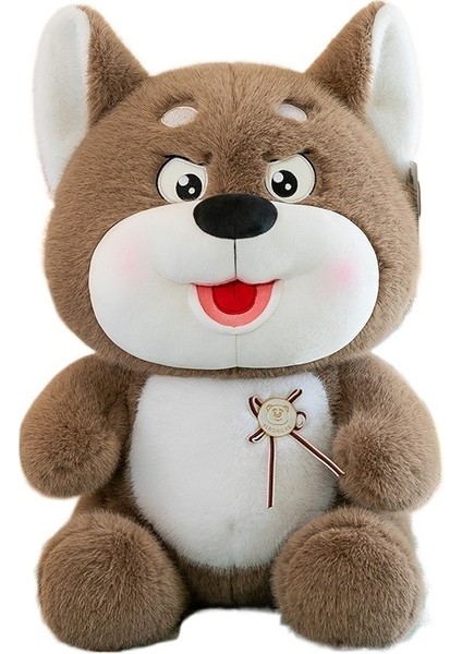 Karikatür Altın Vizon Husky Peluş Oyuncak Çocuk Uyku Yastığı (Yurt Dışından)