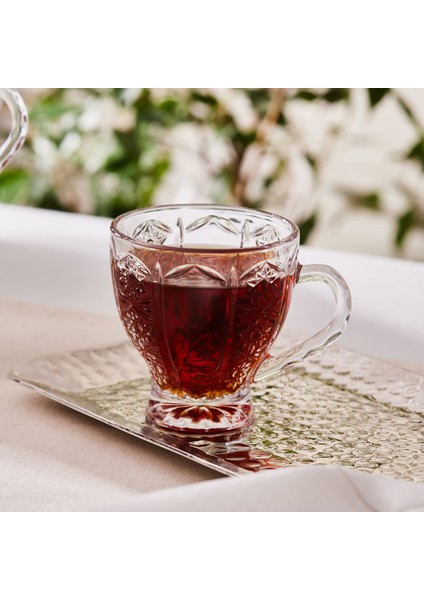 Seda 6 Kişilik Cam Çay Fincanı 180 ml