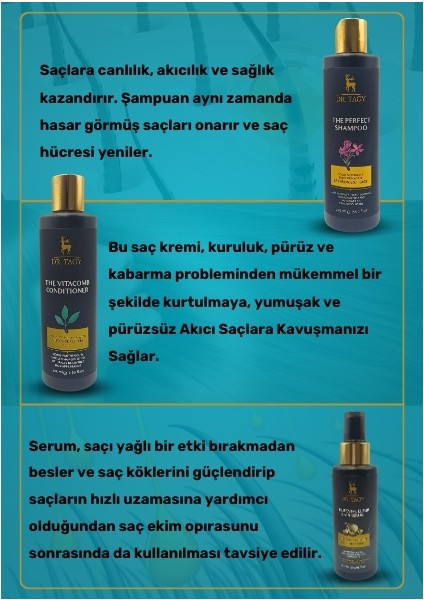 Saç Bakım Seti Onarıcı ve Besleyici Şampuan & Saç Bakım Kremi & Serum fiyatları