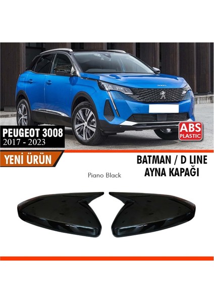 Peugeot 3008 Batman Ayna Kapağı 2017 Sonrası
