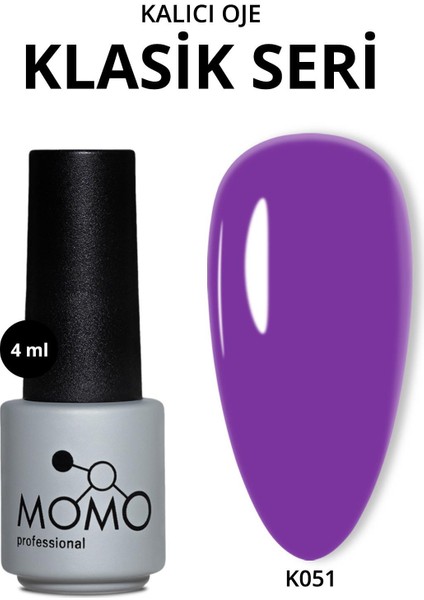 Kalıcı Oje K051, Mor, 4 ml