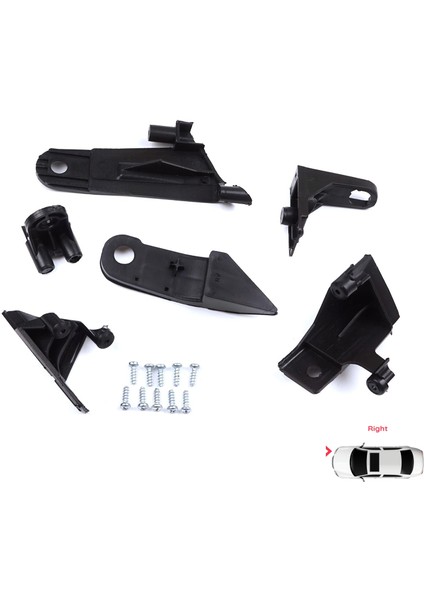 BHL565-2 Dacia Duster Mk2 Hm 2017-2024 260101133R Için Sağ Ön Far Tamir Seti