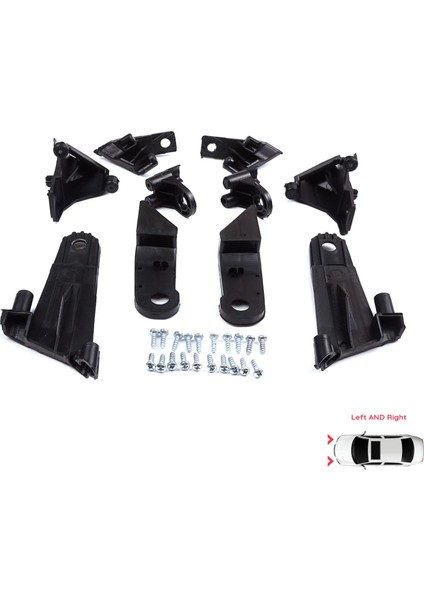 BHL565 Dacia Duster Mk2 Hm 2017-2024 260609367R 260101133R Için Sol Sağ Ön Far Tamir Seti fiyatları