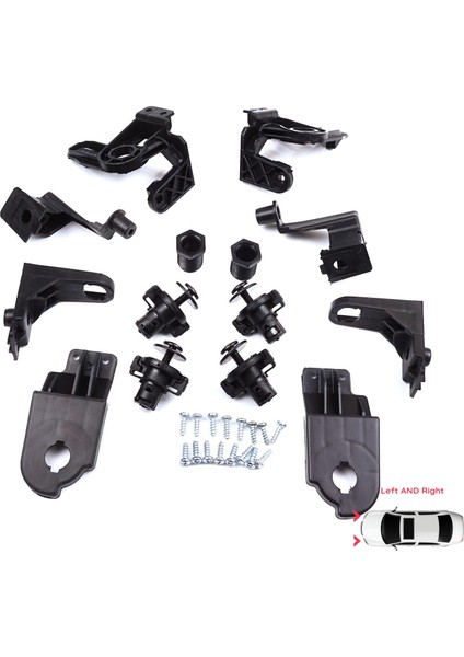 BHL562 Vw T-Roc 2017-ON 2/5-Kapı Suv 2GA998225 2GA998226 Için Sağ Sol Ön Far Tamir Seti