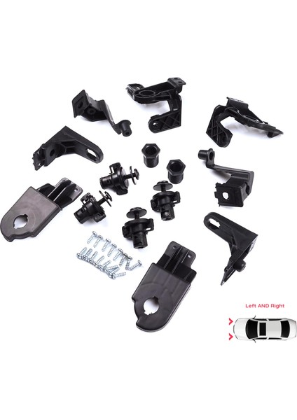 BHL562 Vw T-Roc 2017-ON 2/5-Kapı Suv 2GA998225 2GA998226 Için Sağ Sol Ön Far Tamir Seti fiyatları