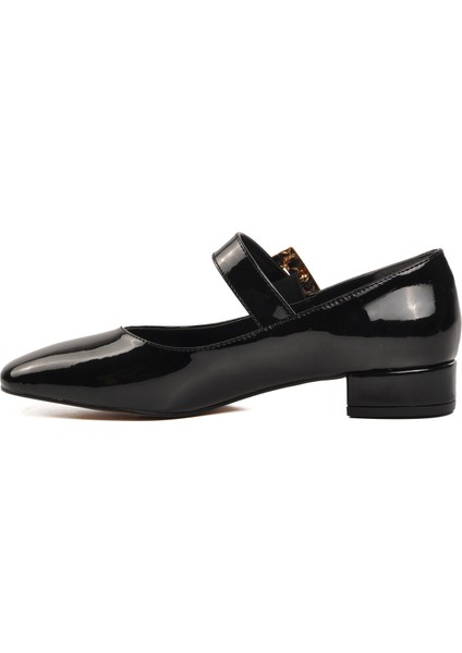 312247 Siyah Rugan Kadın Topuklu Ayakkabı fiyatları
