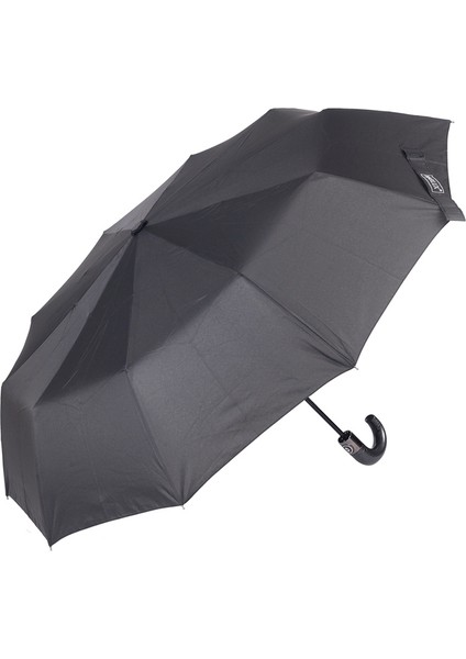 Siyah Karbon Baston Saplı Tam Otomatik Premium Lüks Erkek Şemsiye M21MAR1005MR001