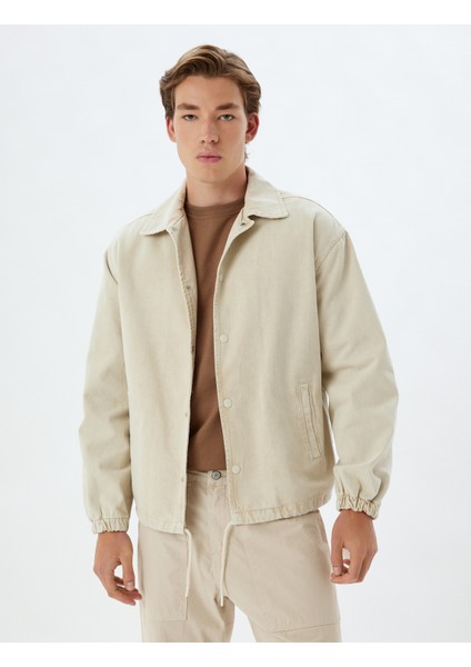 Oversize Kot Gömlek Ceket Beli Bağlamalı Cep Detaylı Pamuklu modelleri