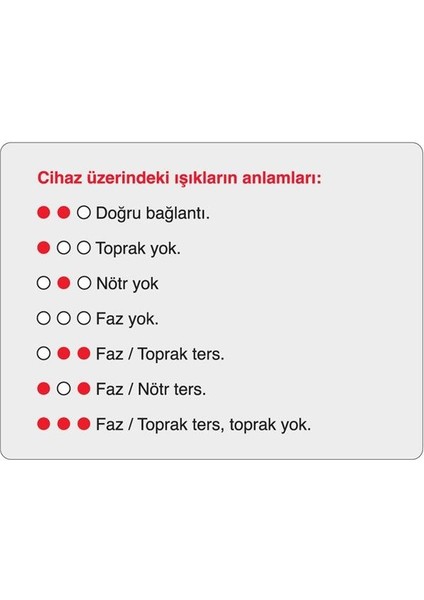 Ht 105D Habotest Priz Test Aleti;ub