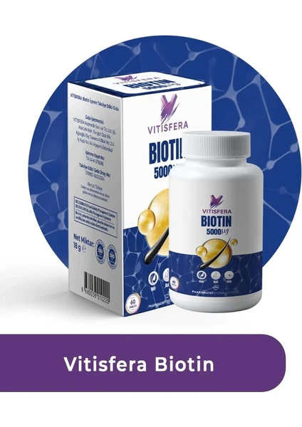 Biotin 5000 mcg 60 Tablet