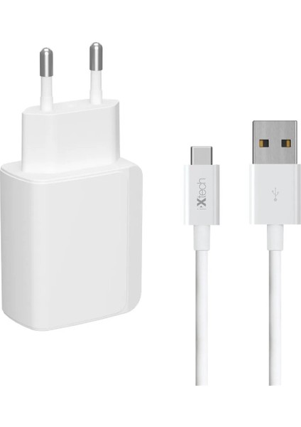 Type-C Kablo Seyahat Şarj Adaptör Seti