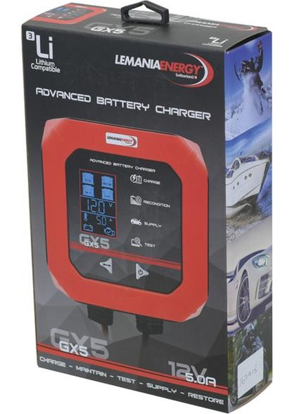 Akıllı Akü Şarj Cihazı Gx5 12V 5 Amper fiyatları
