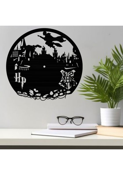 Lerad-Lazer Art Harry Potter 3.lü  Duvar Süs Dekoru. Ahşap Lazer Kesim Duvar Tablo . Hediye Olarak Mükemmeldir