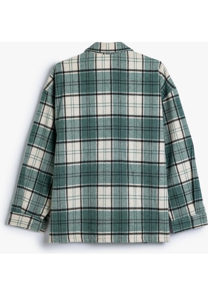 Oversize Oduncu Gömleği Uzun Kollu Cep Detaylı Klasik Yaka Düğmeli fiyatları