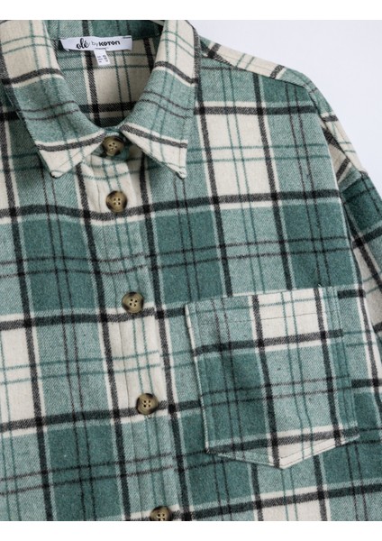 Oversize Oduncu Gömleği Uzun Kollu Cep Detaylı Klasik Yaka Düğmeli modelleri