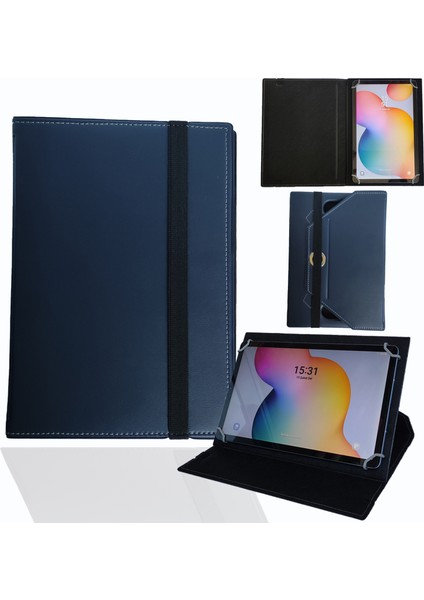 Nextbook NX007HD8G -7" Tablet Uyumlu Standlı Üniversal Kapaklı Tablet Kılıfı