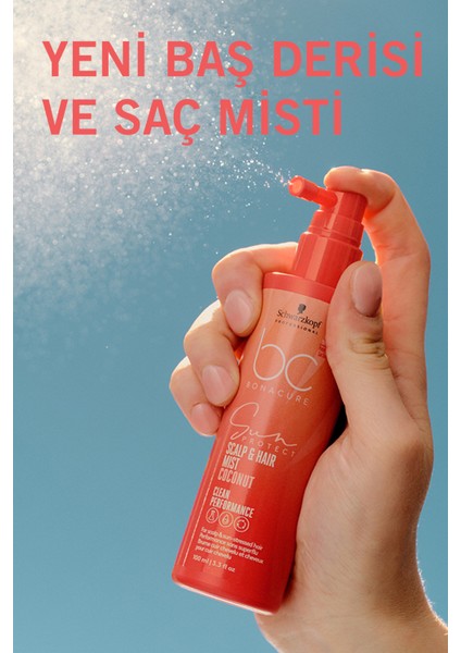 BC Sun Protect Güneş Koruma 3'lü Saç Bakım Seti - Çanta Hediyeli - Güneşin Zararlı Etkisinden Kurtul - Şampuan, Saç Kremi & Bakım Kürü - Coconut
