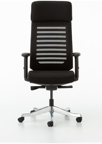 Rare Yönetici Koltuğu, Alüminyum Ayak, Siyah