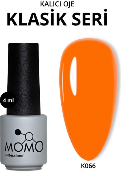 Kalıcı Oje K066, Turuncu, 4 ml