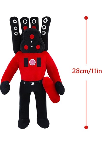 Boutiques Skibidi Tuvalet Konuşmacı Patronların Sesi Peluş Titan Sesli Oyuncaklar Kameraman Bebeği Korku Oyunu Eğlenceli ve Tuhaf Üçlü Kameraman Yumuşak Peluş (Stp-Kırmızı) (Yurt Dışından) fiyatları