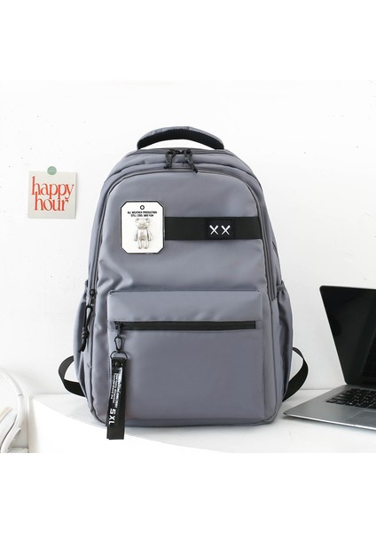 Okul Çantası Harajuku Tarzı Sevimli Kız Büyük Kapasiteli Sırt Çantası Moda Ortaokul Öğrenci Sırt Çantası (Yurt Dışından)