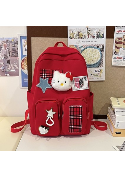 Ortaokul ve Lise Öğrencilerinin Okul Çantaları, Güzel Görünümlü Kadın Geniş Kapasiteli Kız Çocuk Sırt Çantaları, Sırt Çantaları, Öğrenci Okul Çantaları (Yurt Dışından)