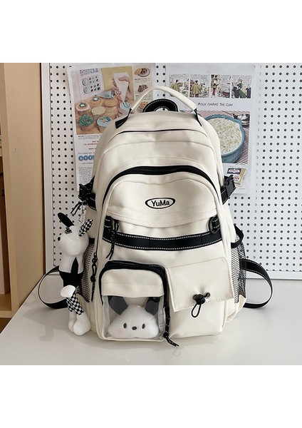 Erkek Üniversite Öğrencileri Için Okul Çantası, Modaya Uygun Büyük Kapasiteli Bilgisayar Sırt Çantası, Kadın Seyahat Çantası, Lise Öğrencisi Sırt Çantası (Yurt Dışından)