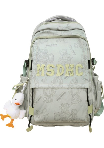 Sırt Çantası, Bayan Okul Çantası, Bayan Üniversite Öğrenci Çantası, Basit Büyük Kapasiteli Açık Hava Seyahat Çantası (Yurt Dışından)