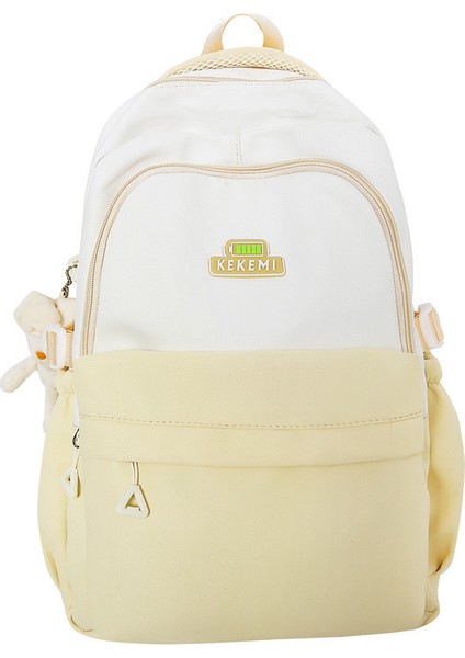 Okul Çantası Kadın Sırt Çantası Kampüs Tarzı Ortaokul ve Lise Öğrencisi Okul Çantası Kadın Büyük Kapasiteli Sırt Çantası (Yurt Dışından)