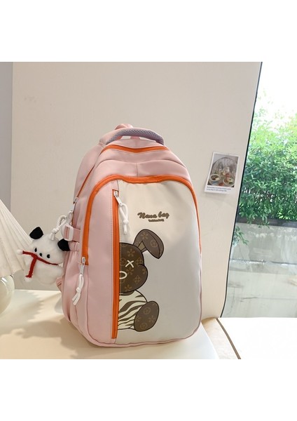 Üniversite Öğrencileri Için Sevimli Grafiti Büyük Kapasiteli Lise Öğrencisi Sırt Çantası ile Kadın Ortaokul Öğrencileri Için Okul Çantası (Yurt Dışından)