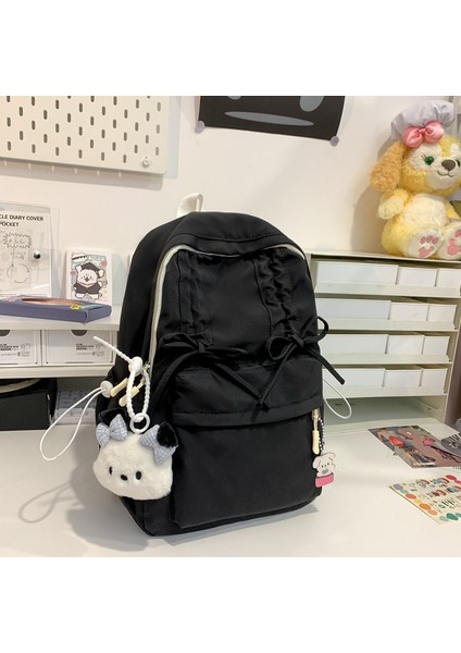 Kızlar Için Okul Çantası, Üniversite Öğrencileri, Pilili Ipli Fiyonk Tasarımı, Dışarı Çıkmak Için Küçük Sırt Çantası, Kadınlar Için Sırt Çantası, Seyahat Için Hafif (Yurt Dışından)