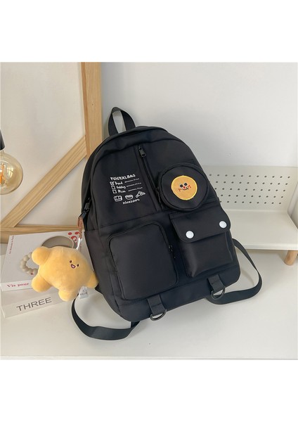 Güzel Görünümlü ve Sevimli Gıda Kolye Okul Çantası Büyük Kapasiteli Orta Okul ve Lise Üniversite Öğrencisi Kadınlar Için Sırt Çantası (Yurt Dışından)