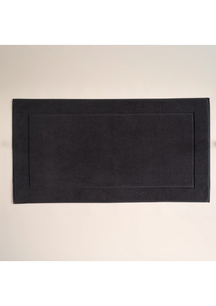 %100 Pamuk Banyo Paspası 60x110 cm Antrasit - Noa Serisi