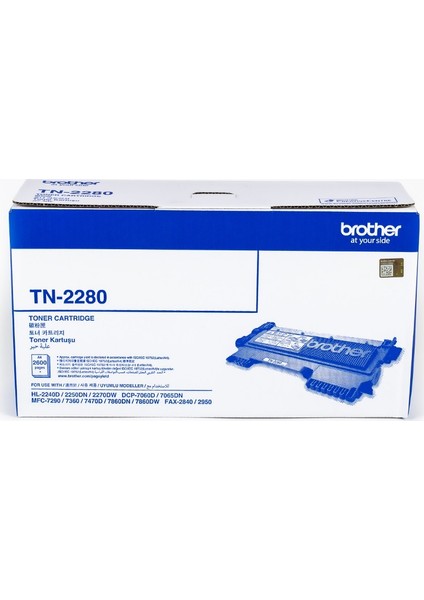 TN-2280 2600 Sayfa Kapasiteli Siyah Toner