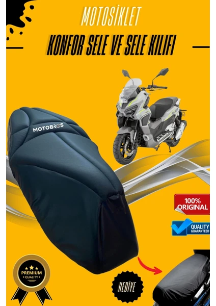 Mondial Ressivo 125 - 250 Konfor Sele ve Sele Kılıfı Visco Sünger (Kılıf Hediyeli)