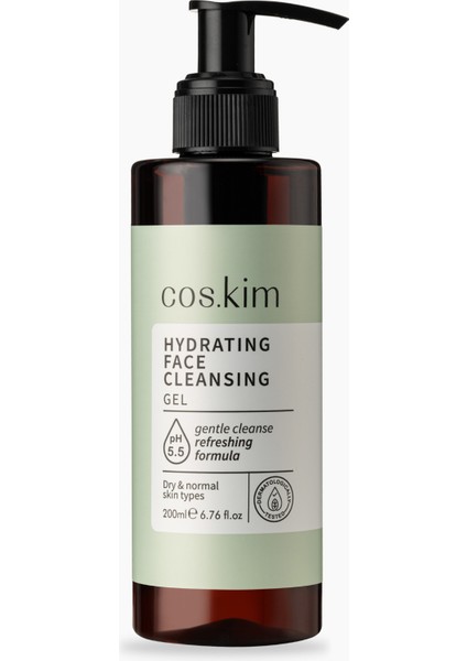 Nemlendirme Etkili Temizleme Jeli - Kuru-Normal Ciltler | Hydrating Face Cleansing Gel 200ML