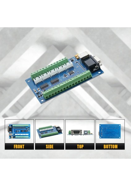 AN55890 Mach3 USB Motion Cnc Kontrol Kartı STB5100 Interface Board 5 Axis Dc 12-24V Cnc Step Motor Sürücü Kartı fiyatları