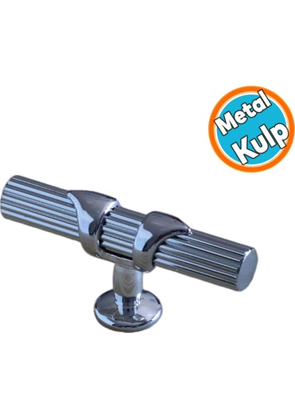 Metal Düğme Tek Vidalı Çekmece Mutfak Mobilya Dolabı Dolap Kapak Kulpu Kulbu Kulpları Krom