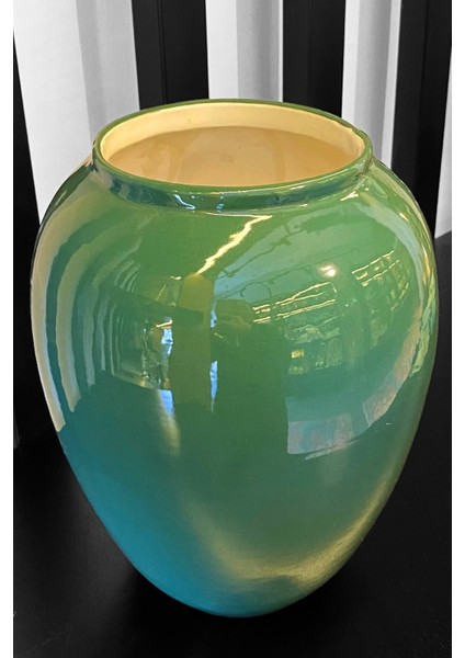 Dekoratif Dallı Kuşlu Gold Kapaklı Küp Vazo 40 Cm modelleri