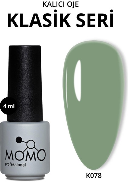 Kalıcı Oje K078, Kaktüs Yeşili, 4 ml