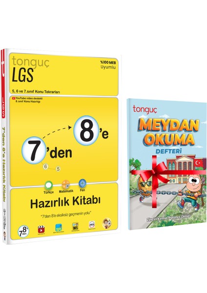 7'den 8'e Hazırlık Kitabı ve Meydan Okuma Defteri