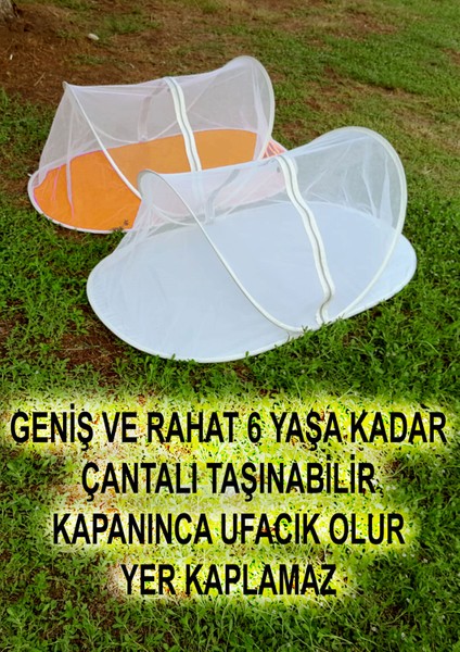 Katlanır Bebek Cibinlik. Çantalı. 0-6 Yaş Grubu
