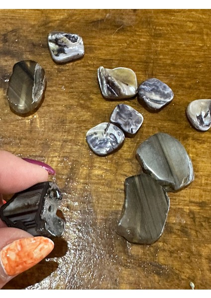 12 Li Set Desenli Cam Takı Boncuk Seti fiyatları