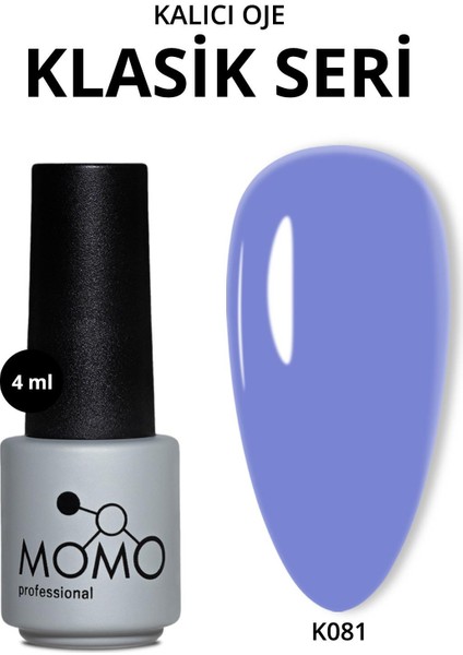 Kalıcı Oje K081, Mavi Lila, 4 ml