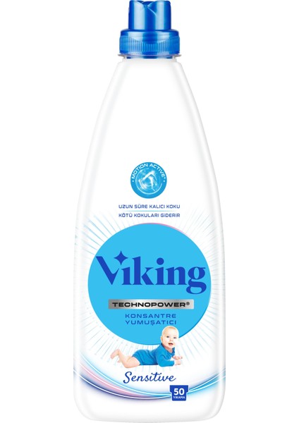Technopower Konsantre Çamaşır Yumuşatıcı Sensitive 1440 ml - 6 Adet