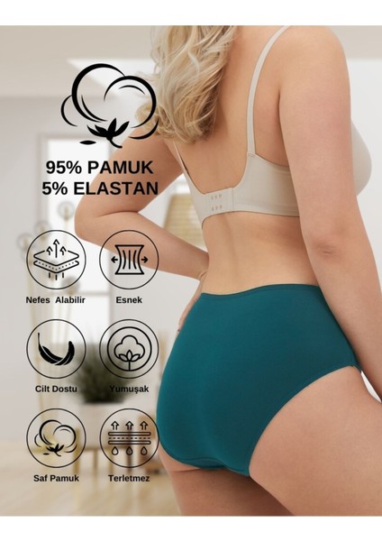 Kadın Pamuklu Bato / Hipster Slip Külot - 10'lu Paket (MULTICOLOR-X26) fiyatları