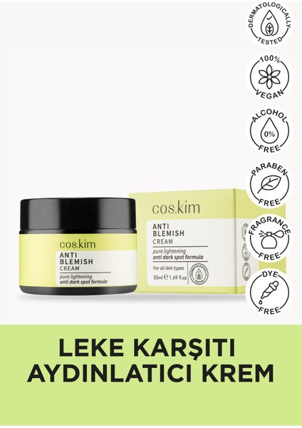 Aydınlatıcı Krem | Anti-Blemish Whitening Cream 50ML
