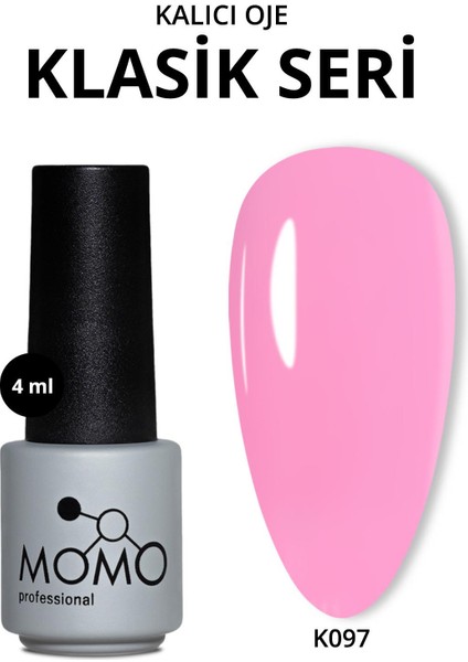 Kalıcı Oje K097, Soğuk Gülpembe, 4 ml