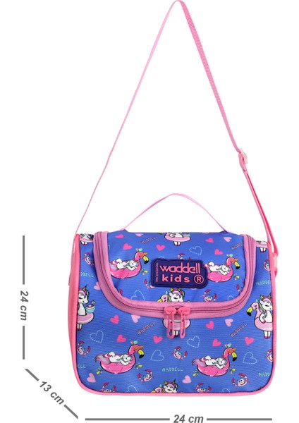 Waddell Flamingo Desenli Unicorn Termal Beslenme Çantası